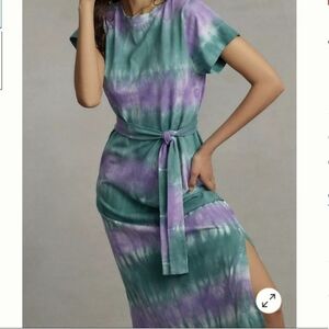 Whit Two Tie Dye Maxi Dress